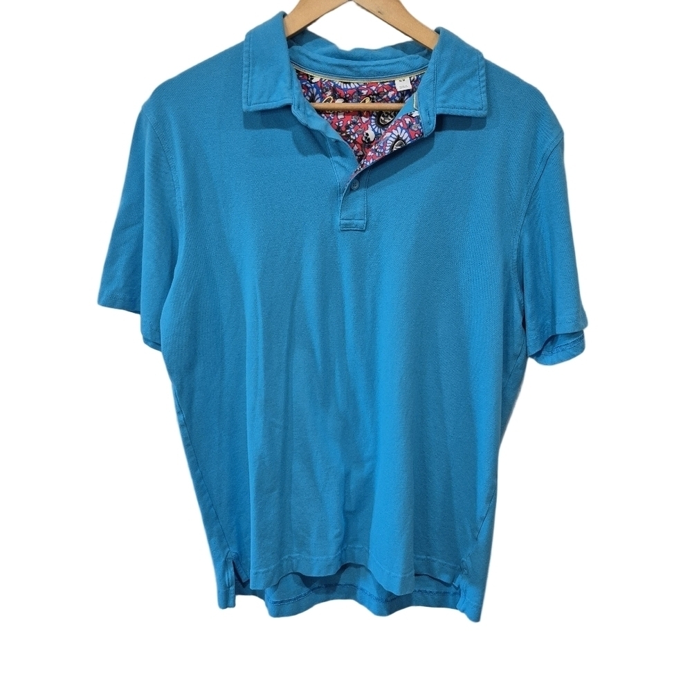 Robert Graham Short Sleeve Floral Skull Polo Shirt